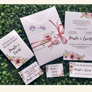 Kit convite Casamento 