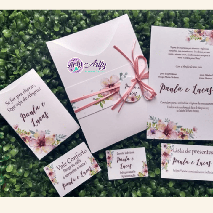 Kit convite Casamento 