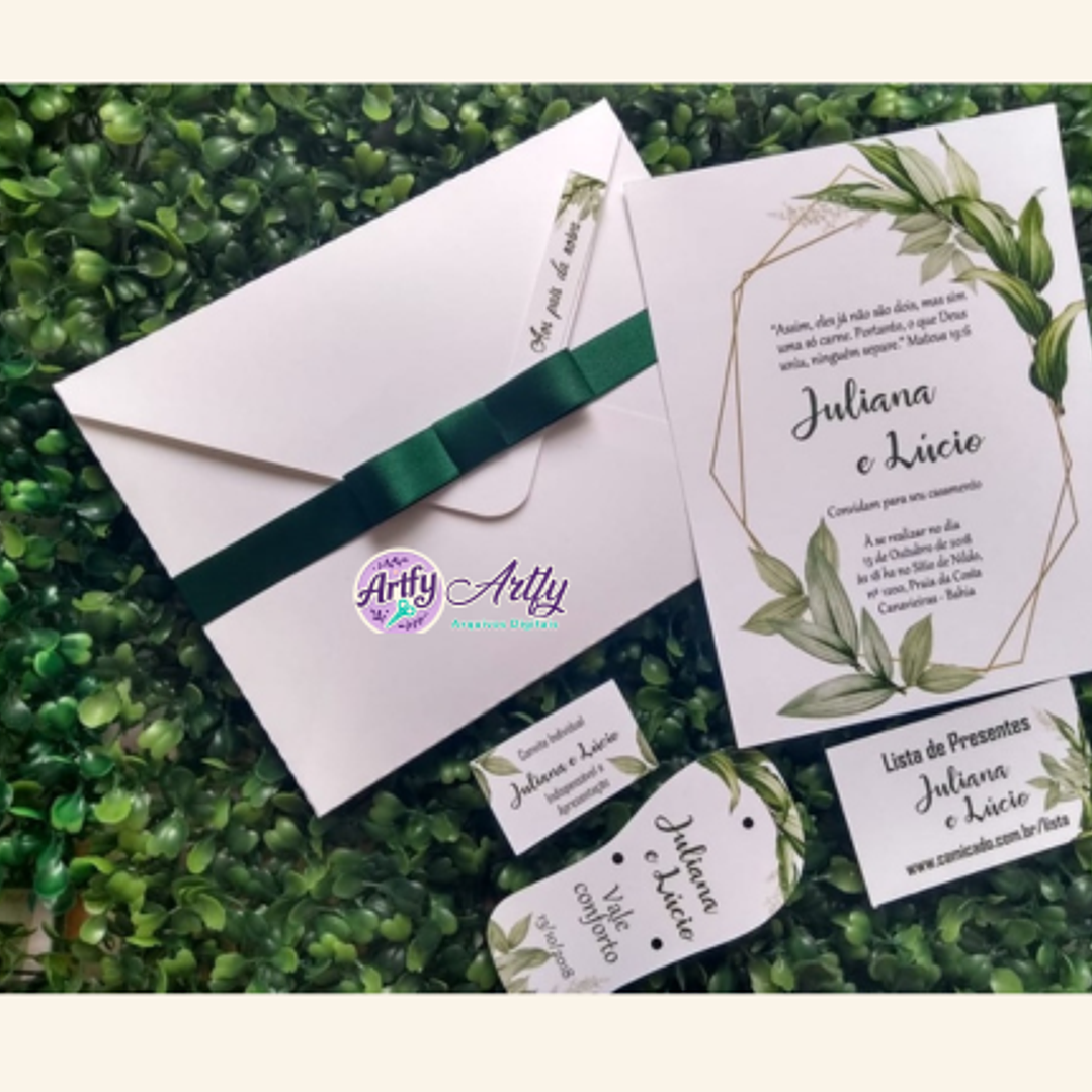 Kit convite Casamento  1