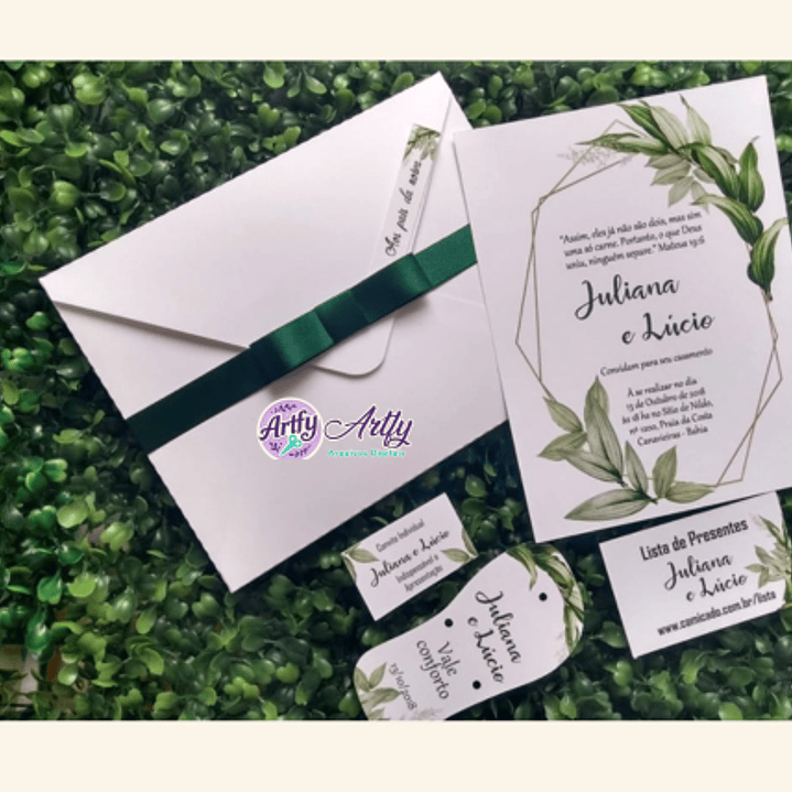 Kit convite Casamento 