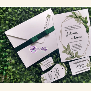 Kit convite Casamento 