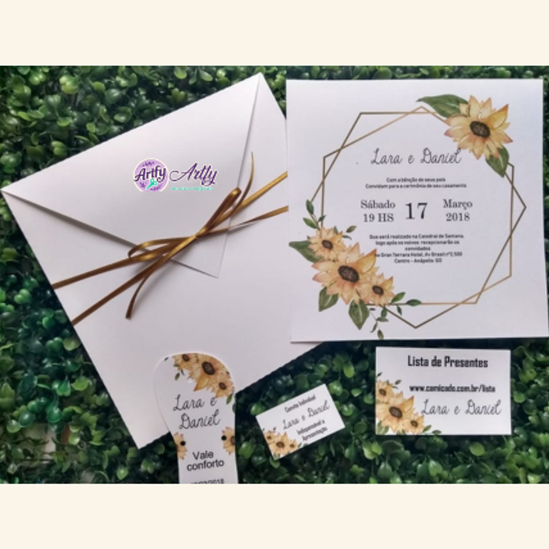 Kit convite Casamento  1