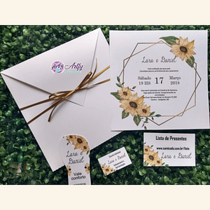 Kit convite Casamento 