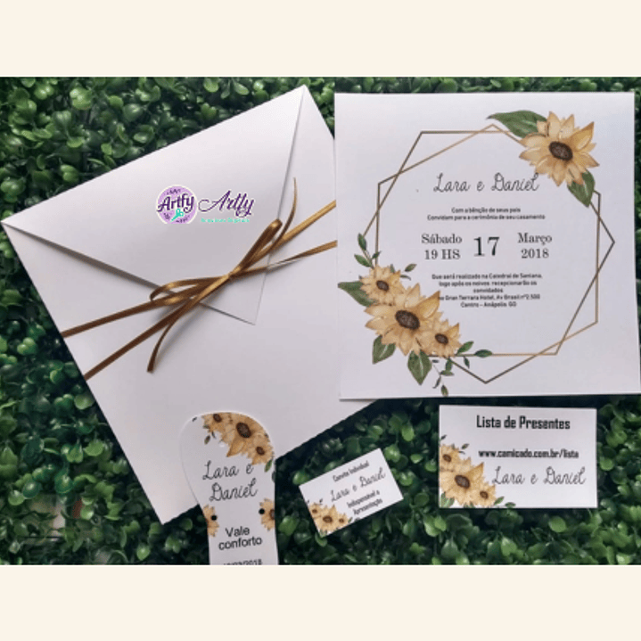 Kit convite Casamento 