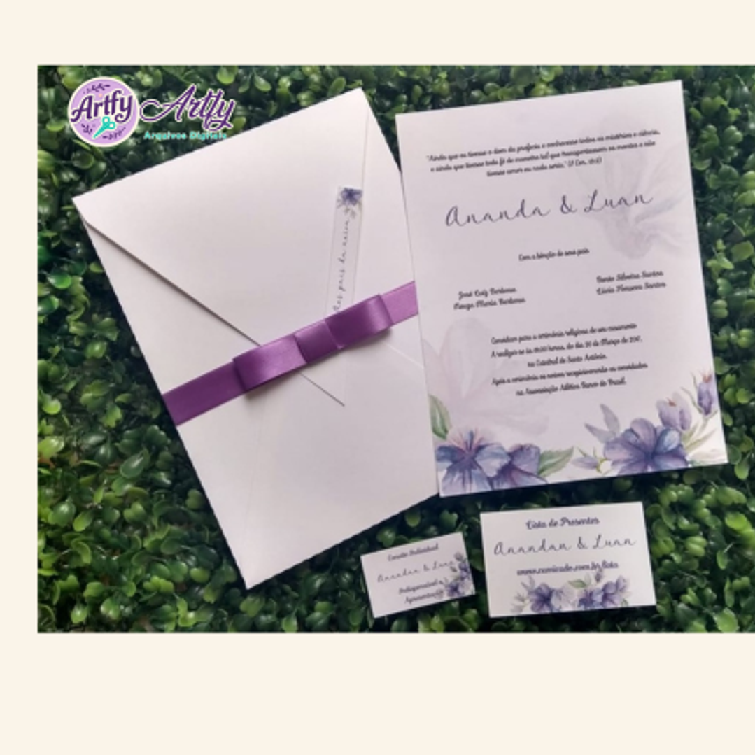 Kit convite Casamento  1