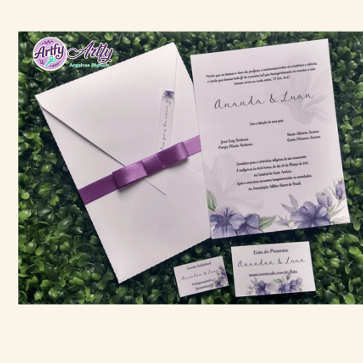 Kit convite Casamento 