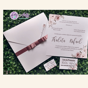 Kit convite Casamento 