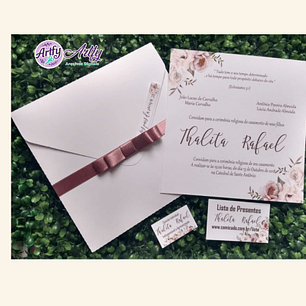 Kit convite Casamento 