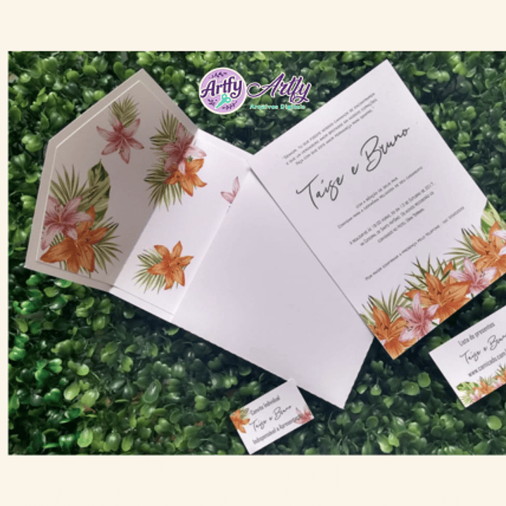 Kit convite Casamento 