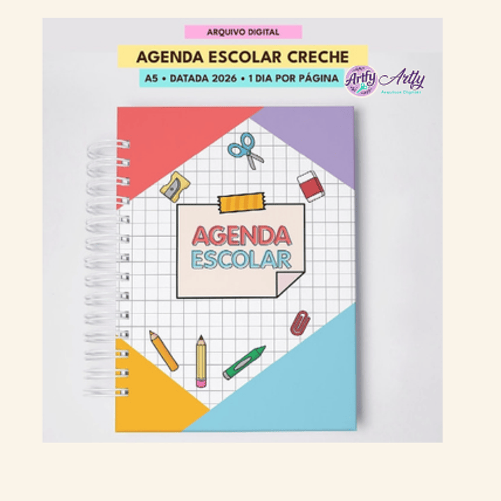 Kit agenda escolar
