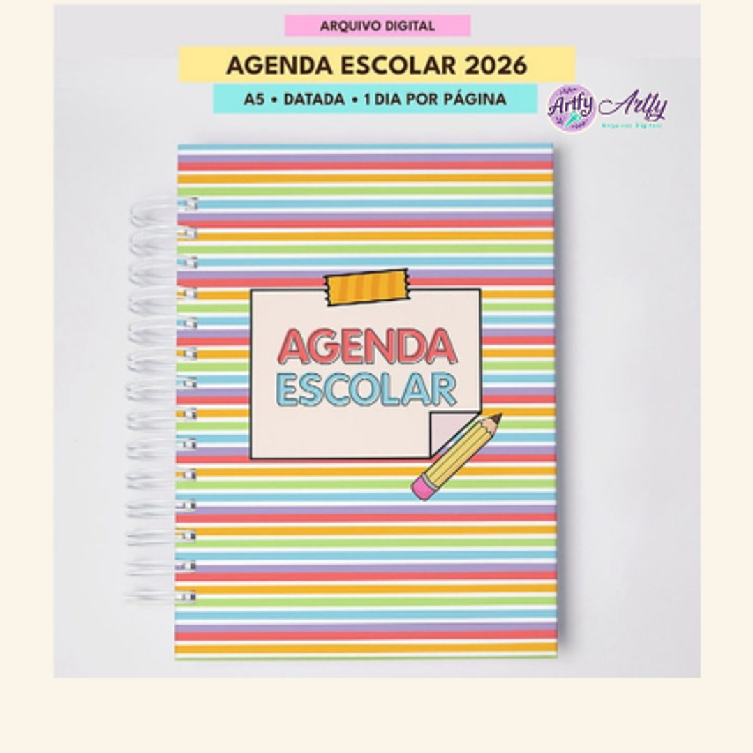KIT agenda escolar 1