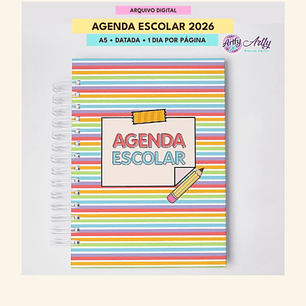 KIT agenda escolar