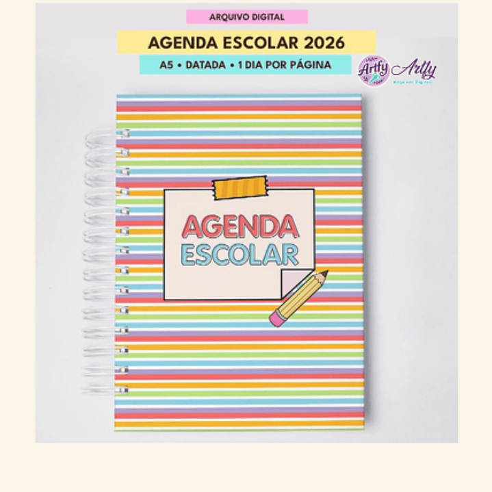 KIT agenda escolar