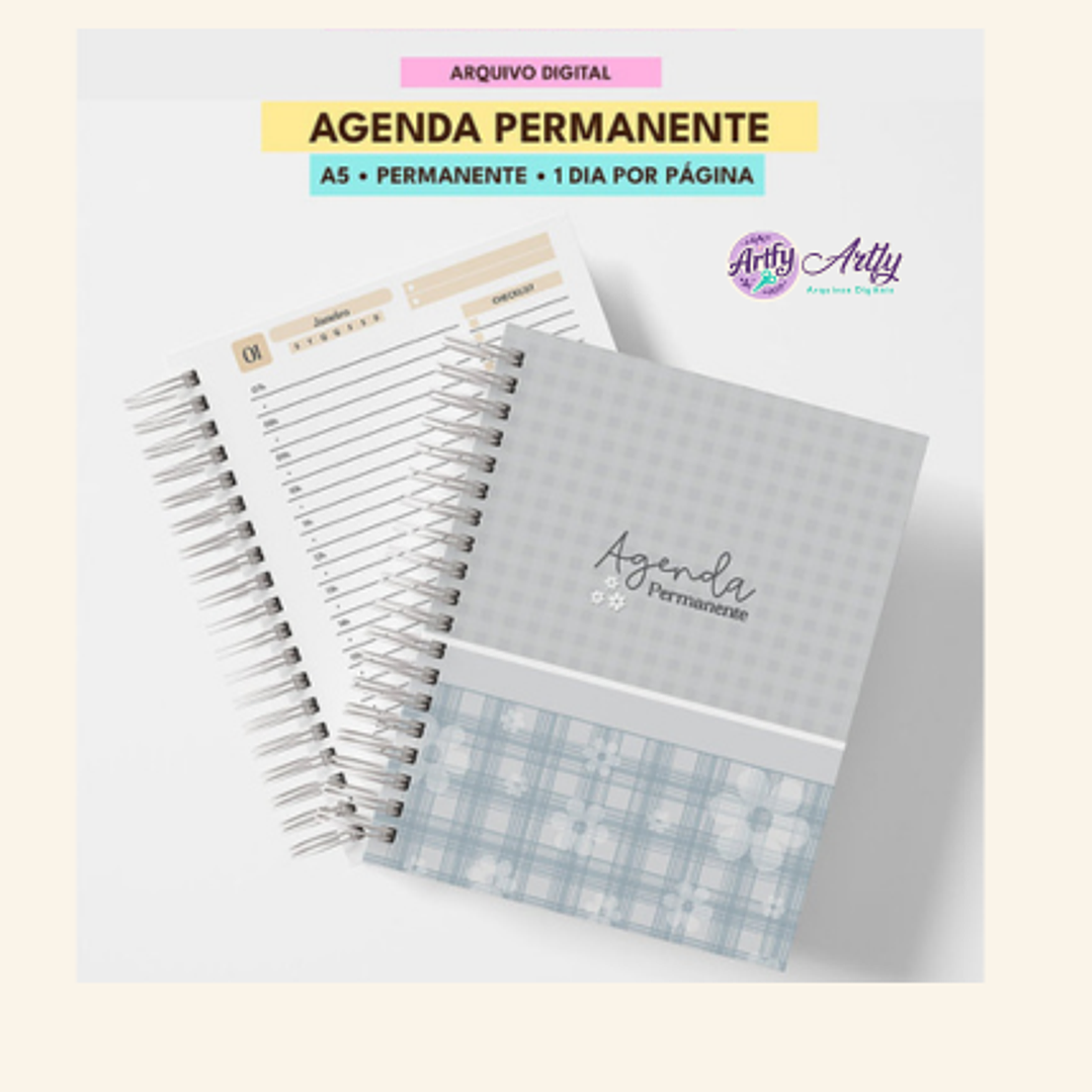 kit Agenda Permanente  1