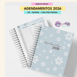 Kit Agenda de Agendamentos 2026