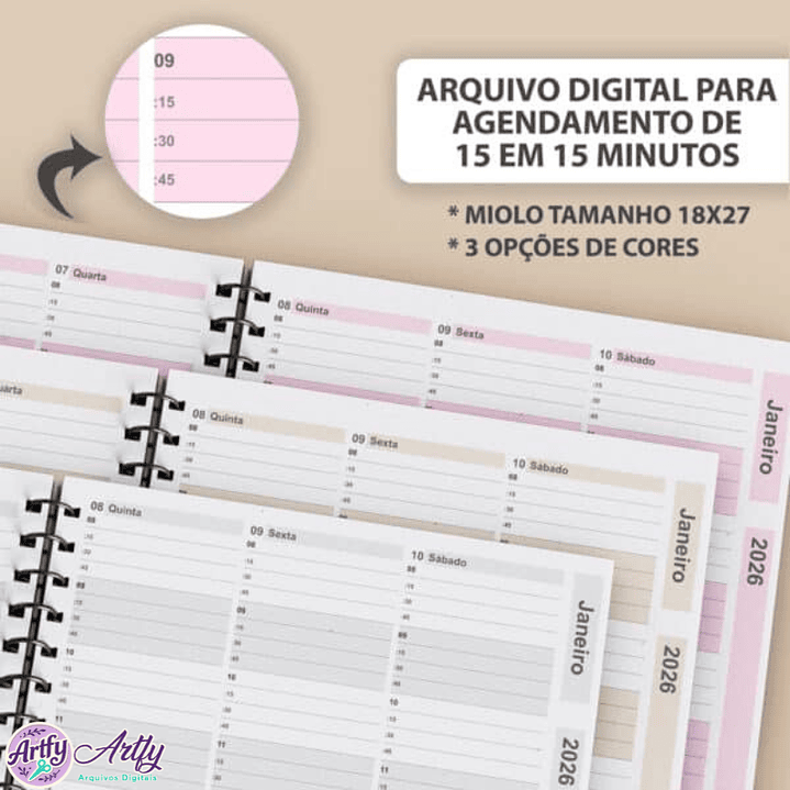 Agendamento 15 min 18x27
