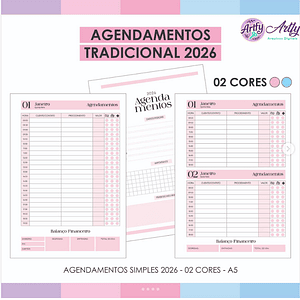 Agendamentos Tradicional 2026