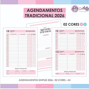 Agendamentos Tradicional 2026