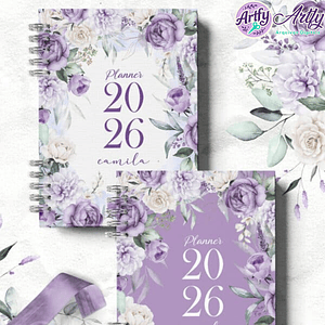 Planner 2026 Coleção Violeta