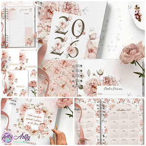 Combo Agendas 2026 e Permanente com e sem Horários Refúgio