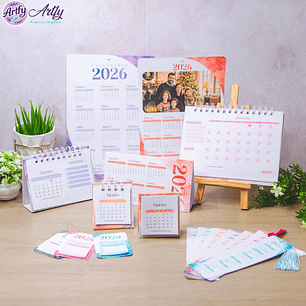 Combo Calendários 2026 com Vagalume