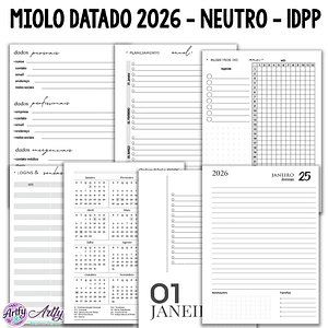 Miolo Datado Neutro IDPP