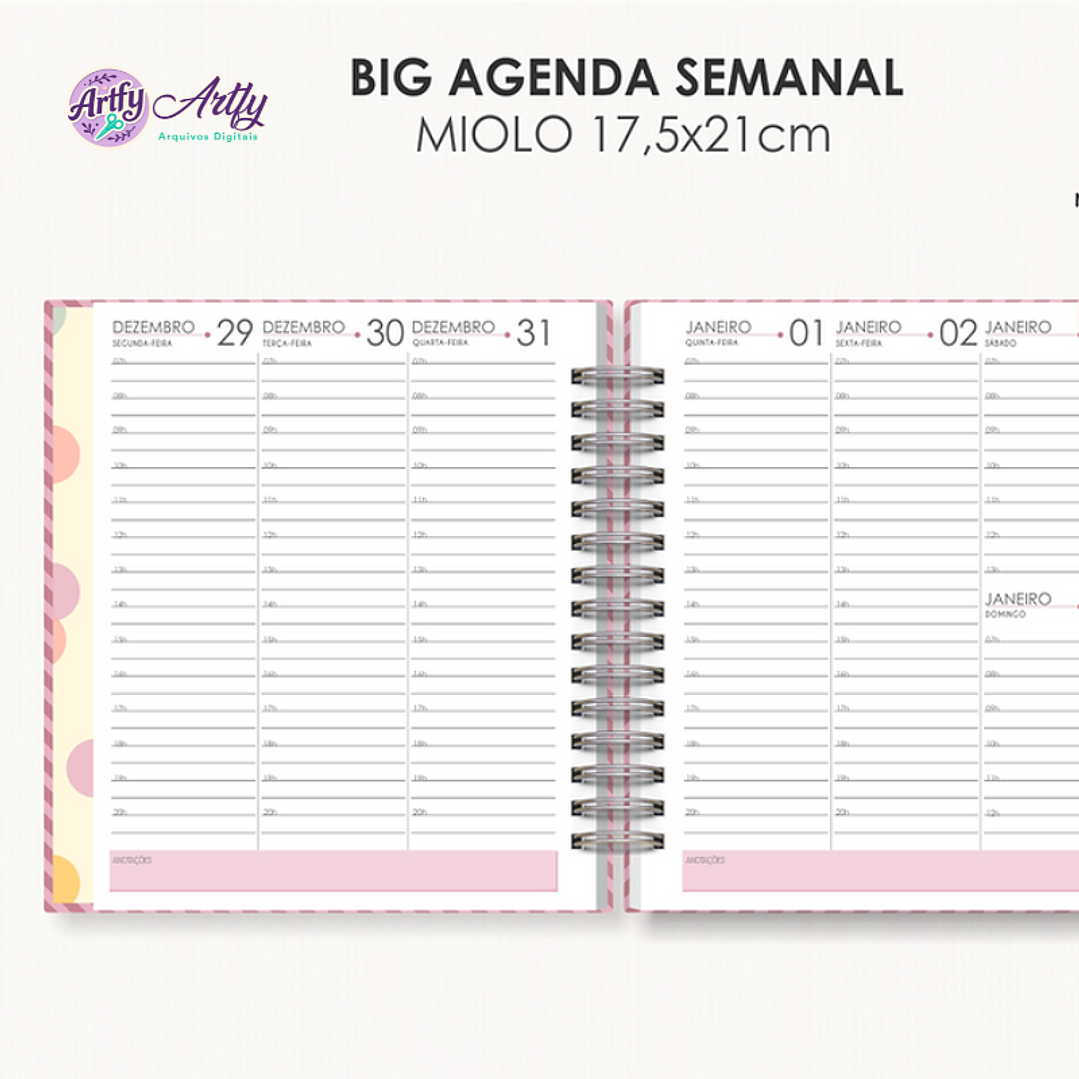 Big Agenda Visão Semanal 2026 1