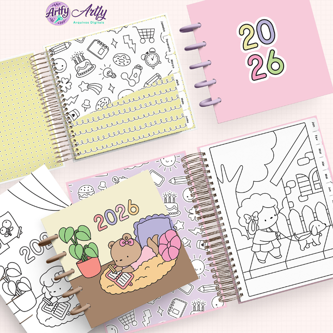 Coleção Agendas Color.me 1