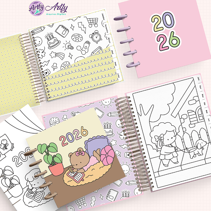 Coleção Agendas Color.me