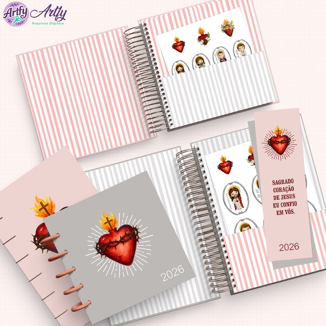 Coleção de Capas Sagrado Coração de Jesus 2026 1