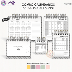 Combo Calendários 2026