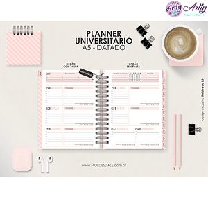 Planner A5 Datado Horizontal