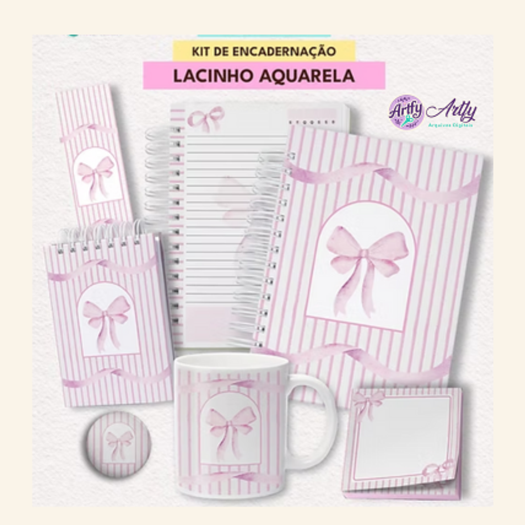 KIT LACINHO AQUARELA  1