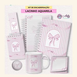 KIT LACINHO AQUARELA 