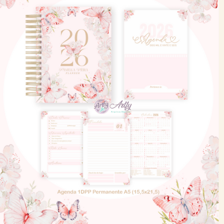 Agenda 2026 Borboleta