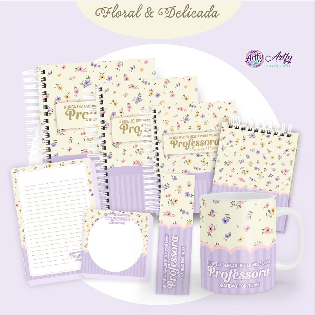 Pack Capas Floral & Delicada 1