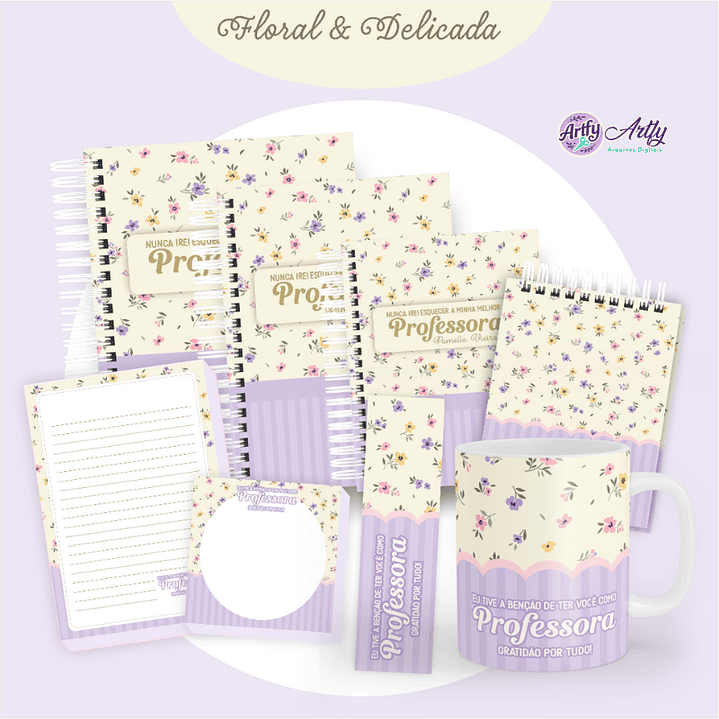 Pack Capas Floral & Delicada