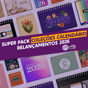 Super Pack de Coleções Calendário 2026