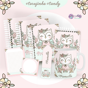 Pack Capas Corujinha Candy