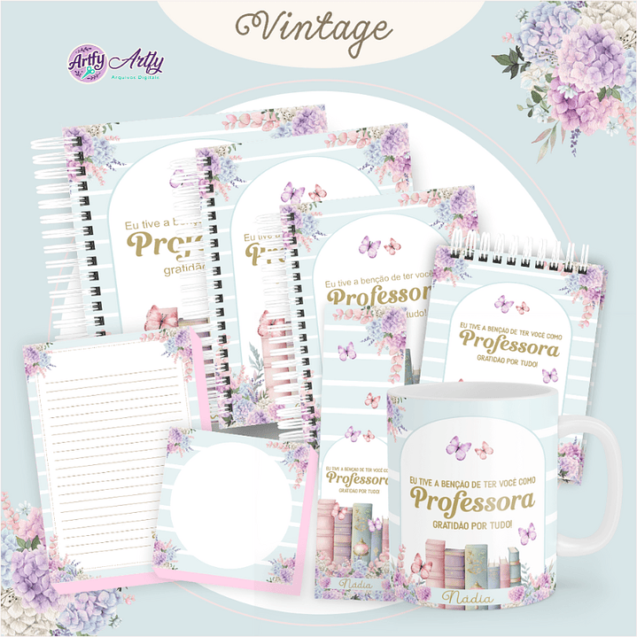 Pack Capas Vintage Livros