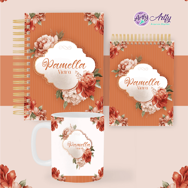 Big Pack Floral Terracota