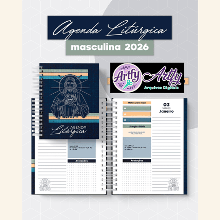 Agenda Litúrgica Masculina 2026