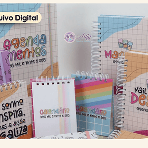 Agendamentos 2026 colorido