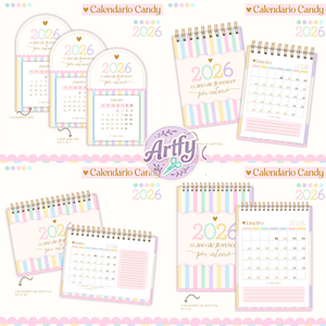 PACK CALENDÁRIOS CANDY 2026
