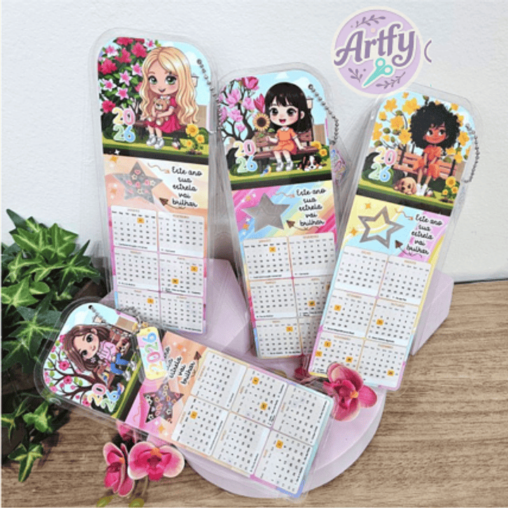 4 Modelos de marca páginas  