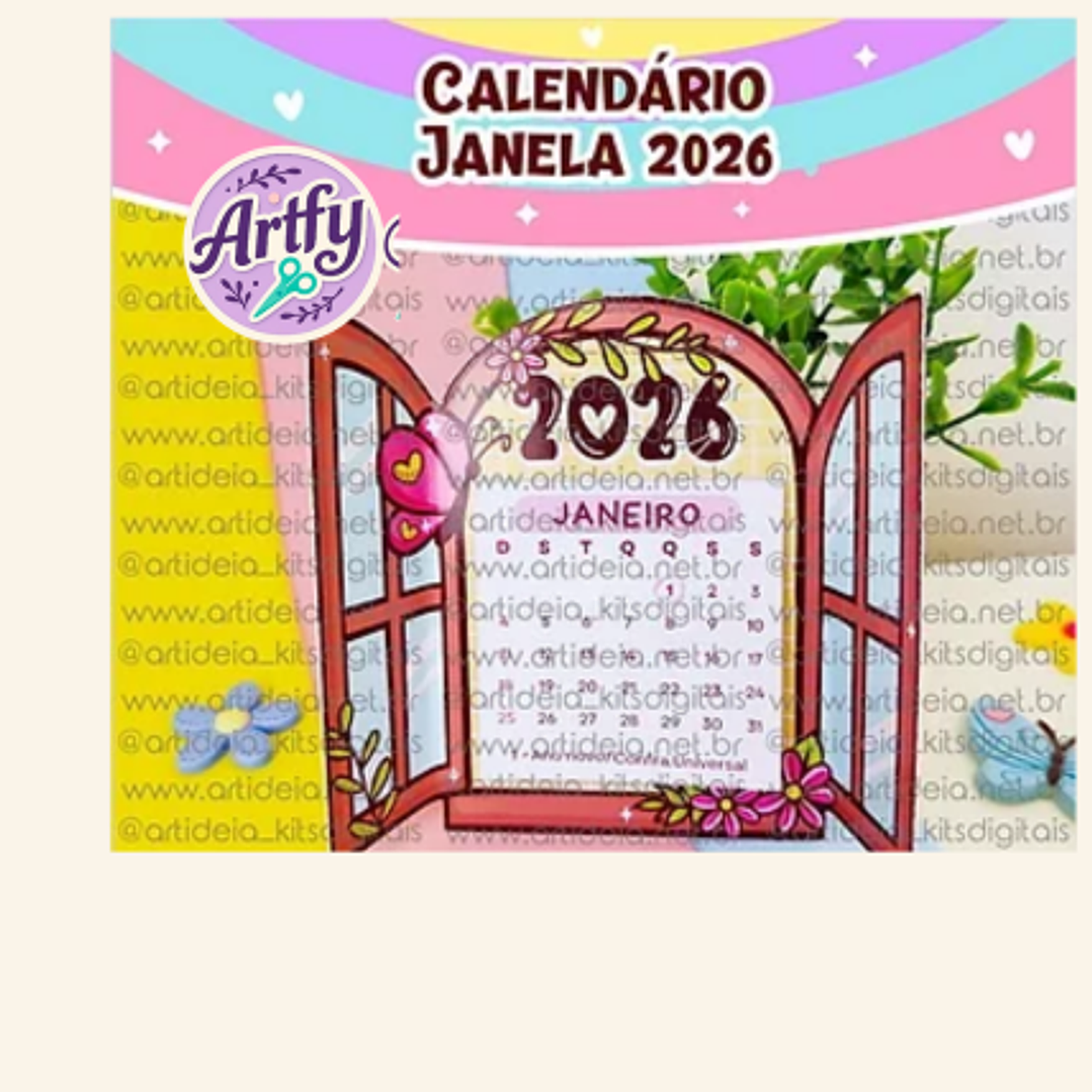 ART IDEIA - Calendário Janela 1