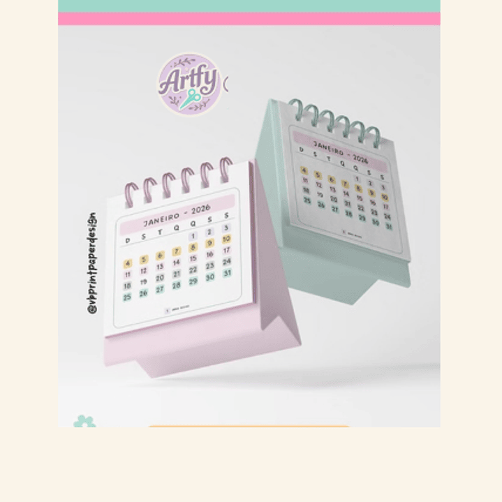 Calendarios Colors 2026