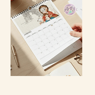 CARINAS - Calendário de parede Santinhos 