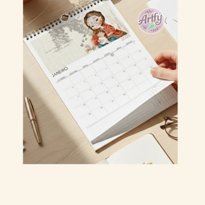 CARINAS - Calendário de parede Santinhos 