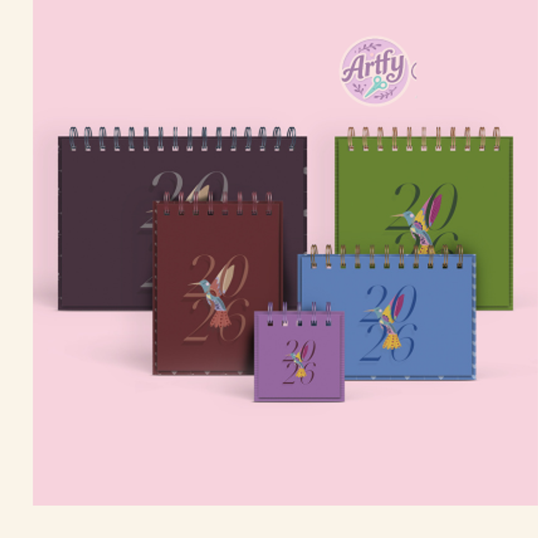 Coleção Curioso Beija-flor 2026 – Calendário 1